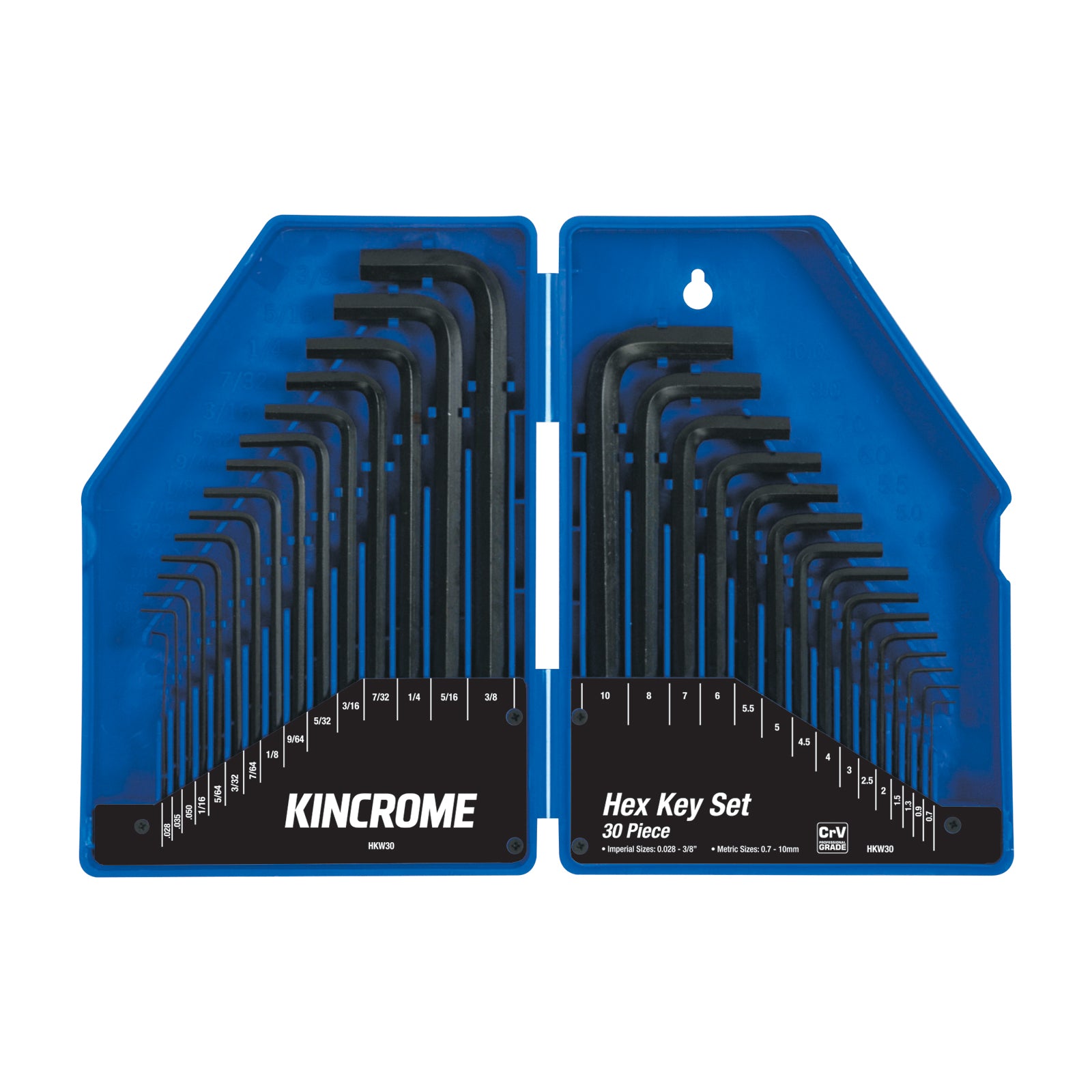 Kincrome Hex Key Wrench Set 30 Piece