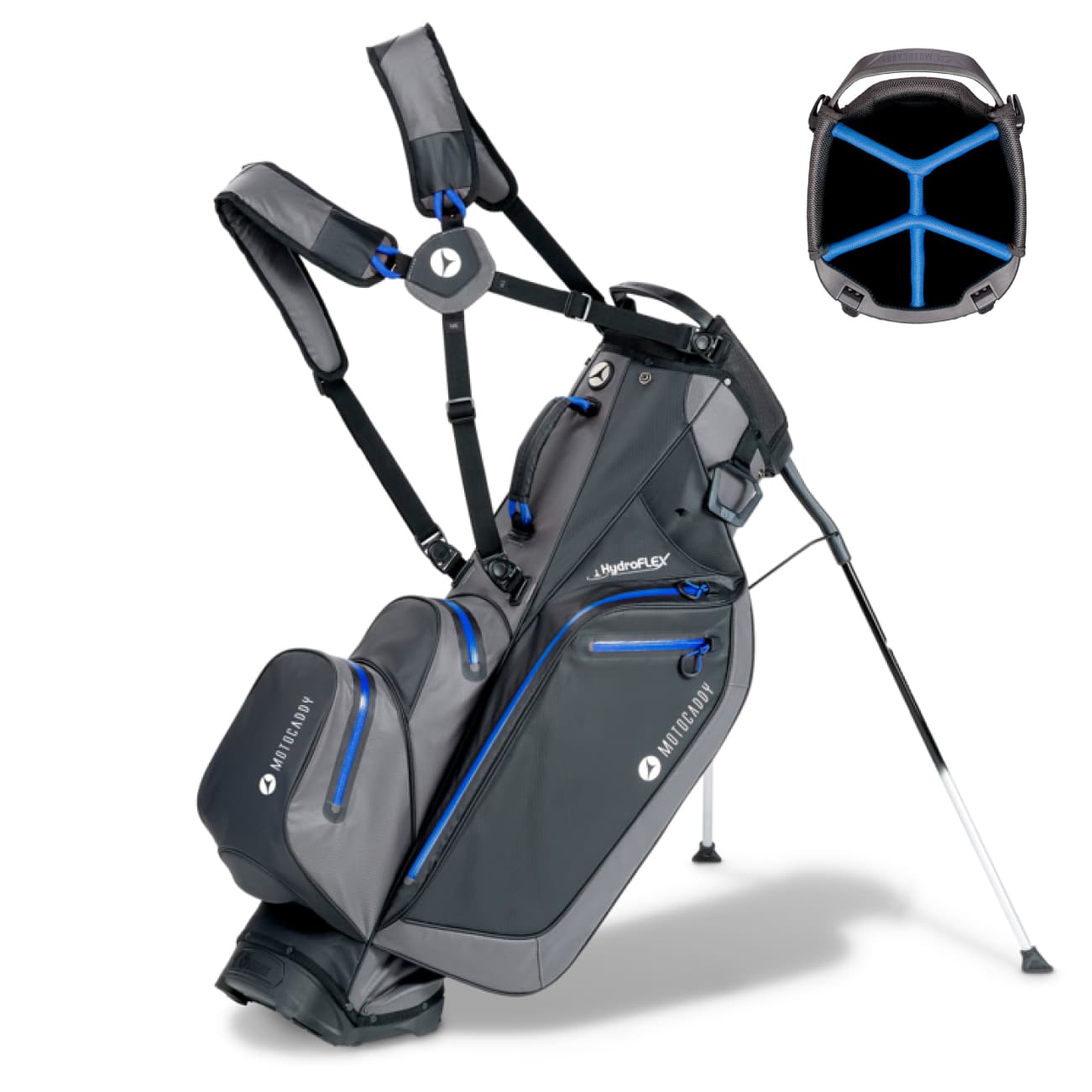 2025 Hydroflex Stand Bag (Charcoal/Blue)