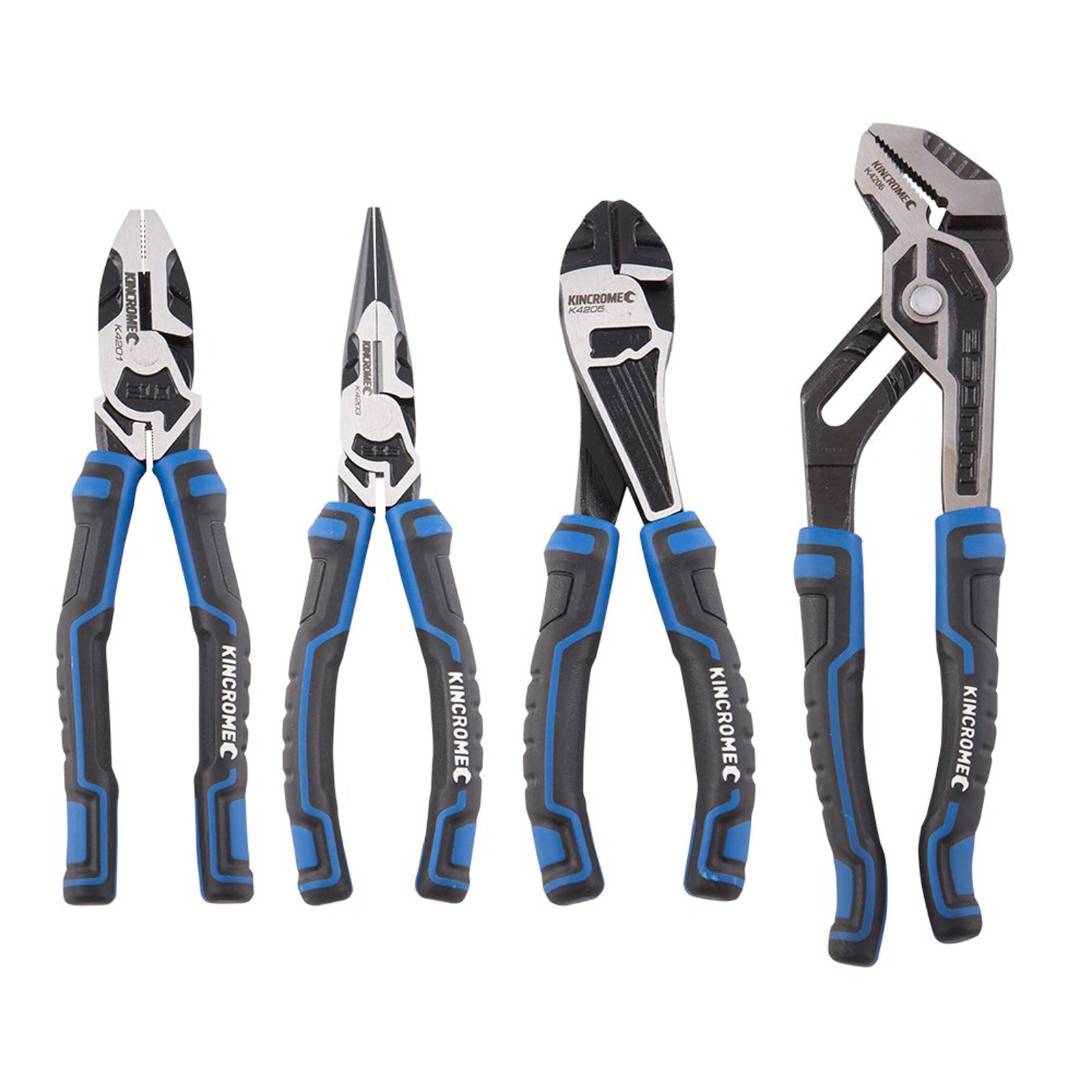 Kincrome Plier Set 4Pce