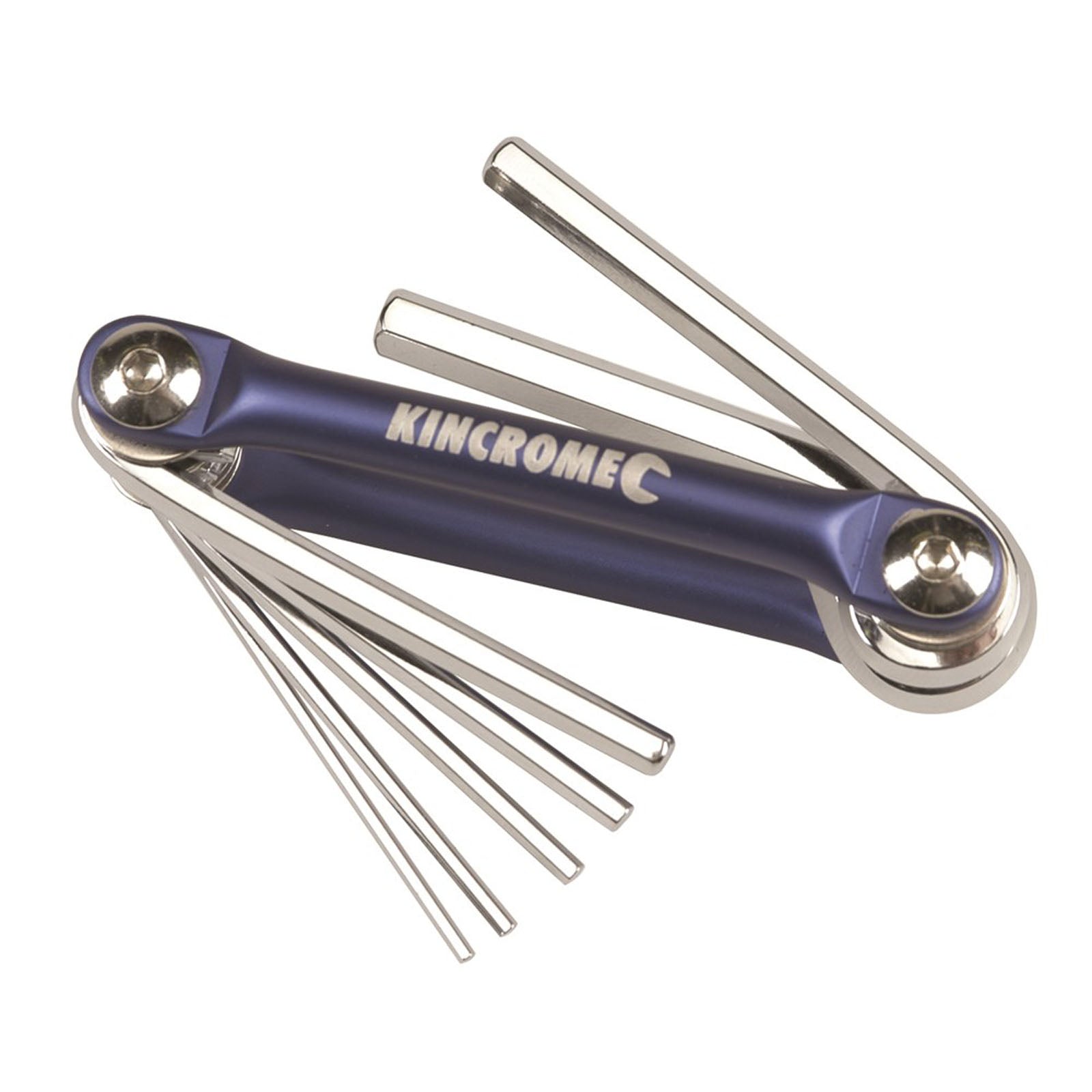 Kincrome Hex Key Set Folding Metric 7 Piece