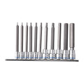 Kincrome Hex Socket Set Hex Metric 1/4"+3/8" 11 Pi
