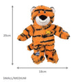 KONG Wild Knots Tiger Tug & Snuggle Plush Dog Toy - Small/Medium