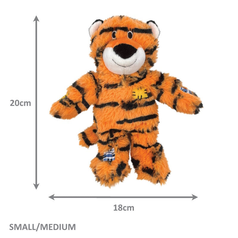 KONG Wild Knots Giraffe Tug & Snuggle Plush Dog Toy - Small/Medium