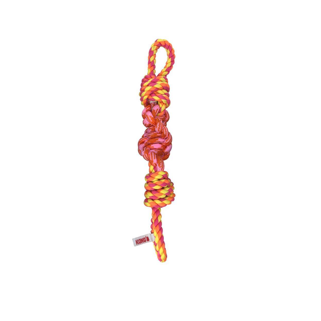 KONG Rope Bunji Tug Dog Toy in Assorted Colours Bulk Small