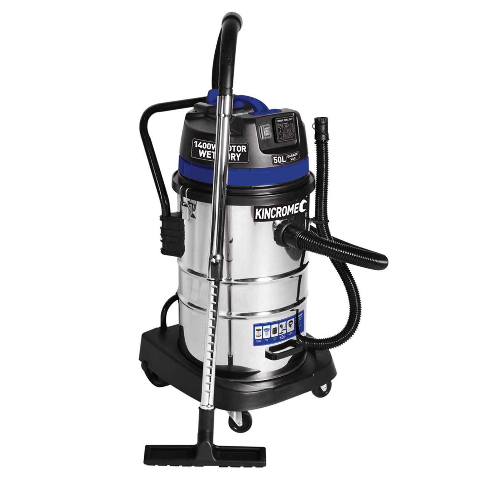 Kincrome Vacuum Wet + Dry 50L