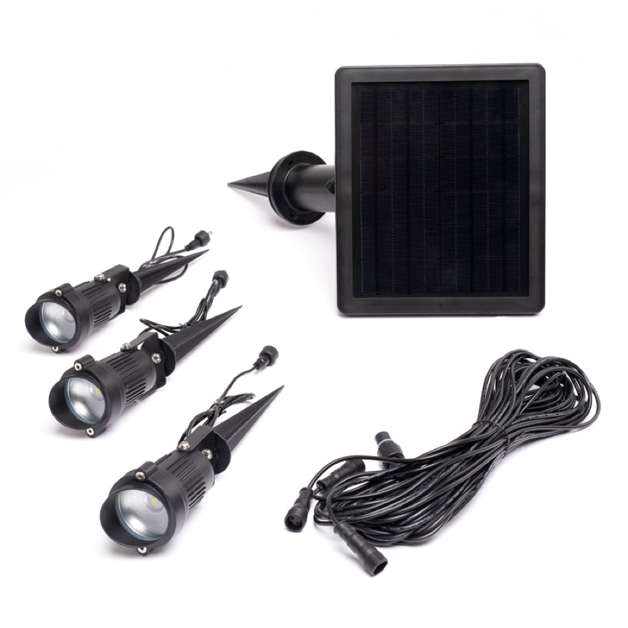 Hoselink Solar Garden Spotlight | 3 Adjustable Heads