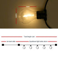 23m LED Festoon String Lights Outdoor Christmas Decorations Wedding Garden Party