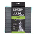 LickiMat Soother Tuff Slow Food Mat Dog Bowl - Blue