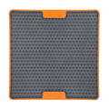 Lickimat Mini Tuff Soother Slow Food Bowl Anti-Anxiety Mat for Dogs [Colour: Orange]