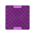 Lickimat Mini Tuff Buddy Slow Food Bowl Anti-Anxiety Mat for Dogs - Purple
