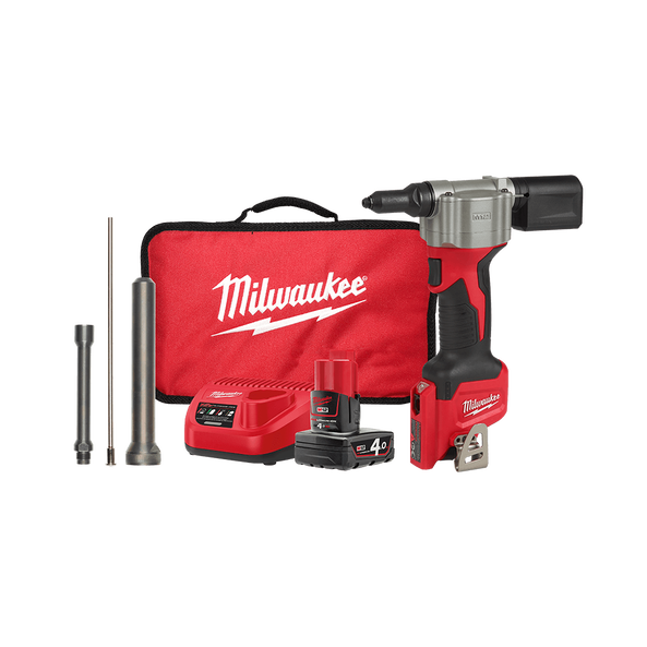 Milwaukee Pop Rivet Tool 12VM12BPRT-401B Kit