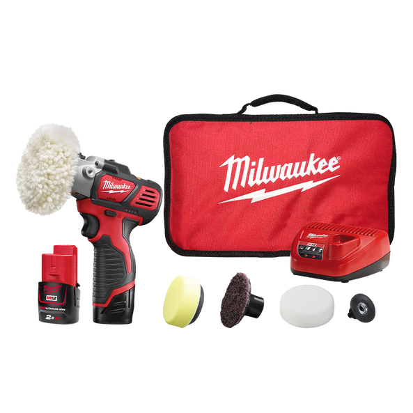 Milwaukee Spot Polisher 2Ah 12VM12BPS-202B Kit
