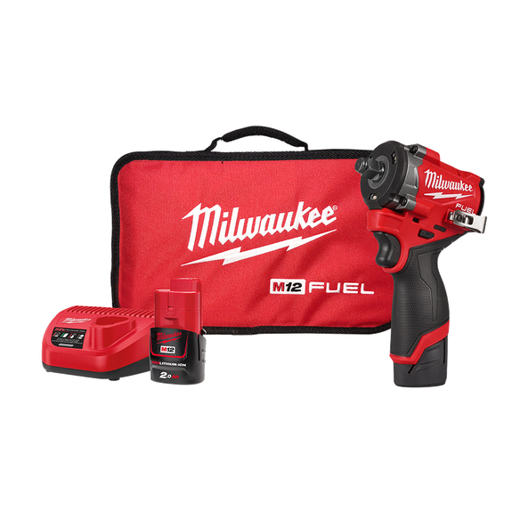 Milwaukee Imp Wrench Stubby Fricton 1/2 12V Kit
