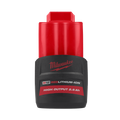 Milwaukee M12 REDLITHIUM Hi-Output Bat 2.5Ah