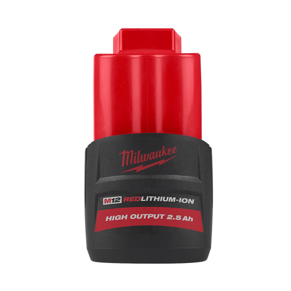 Milwaukee M12 REDLITHIUM Hi-Output Bat 2.5Ah
