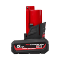 Milwaukee M12 REDLITHIUM Hi-Output Battery 5Ah