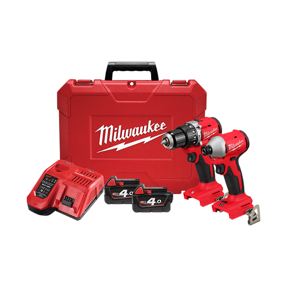 Milwaukee M18 2 Piece Pack M18BLPPD23402C Combo