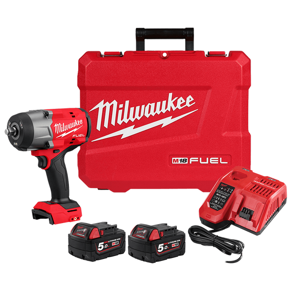 Milwaukee Imp Wrench 1/2" HT Ring 18V Kit