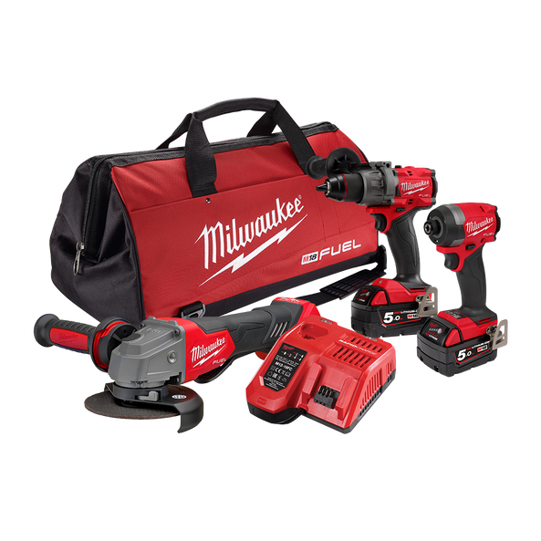 Milwaukee 3 Piece 18VM18FPP3A3502B Combo