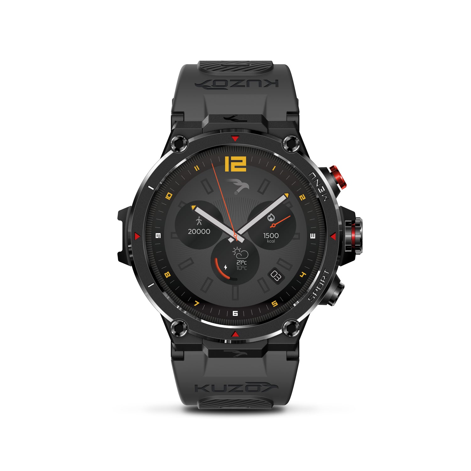 Veho Kuzo II F2-S Sports smart watch with GPS - Black