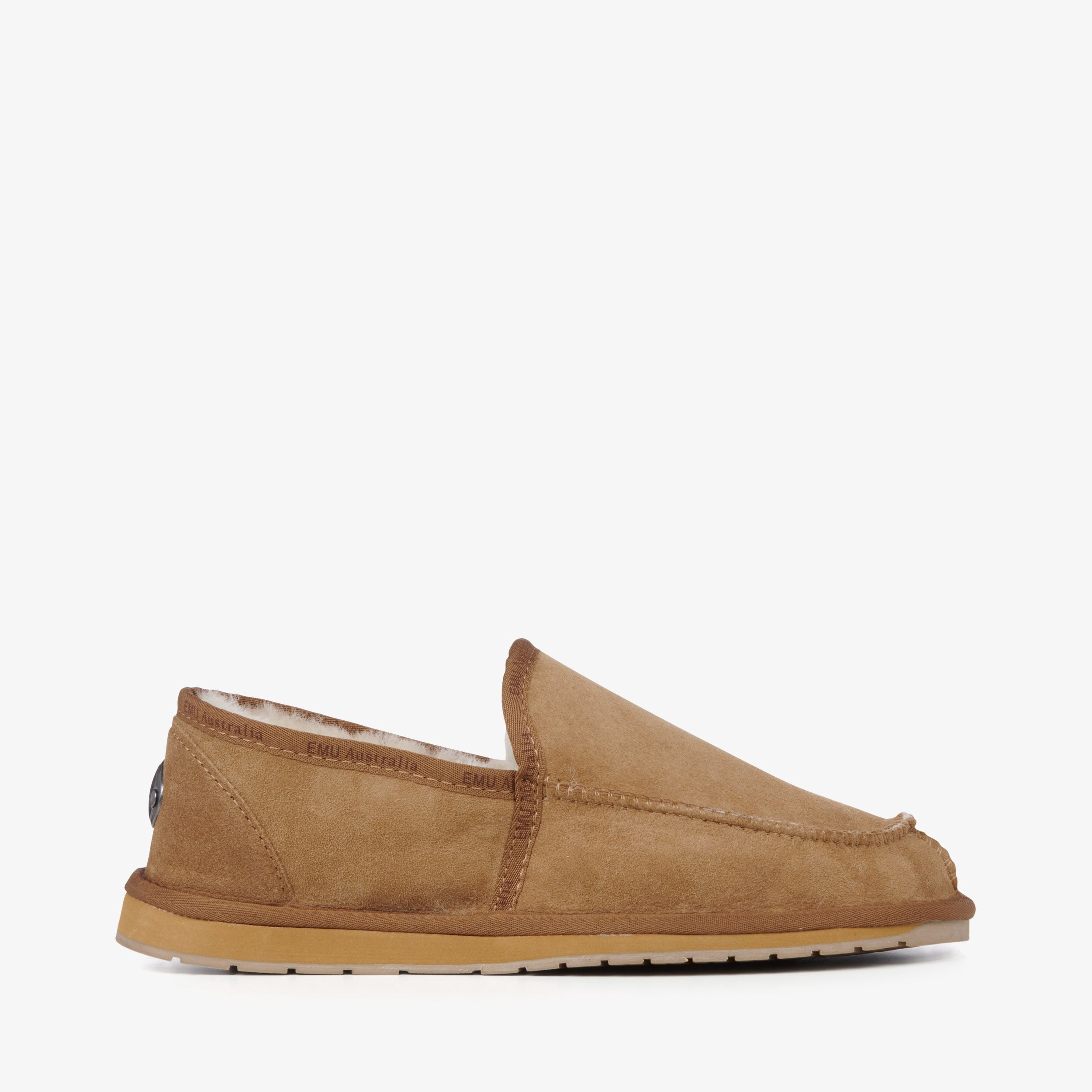 Emu Australia Platinum Hume Mens Slipper - Chestnut - 9