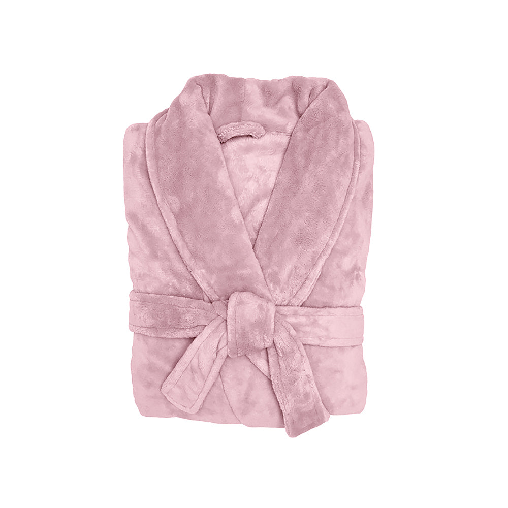 L/XL Microplush Robe Blush