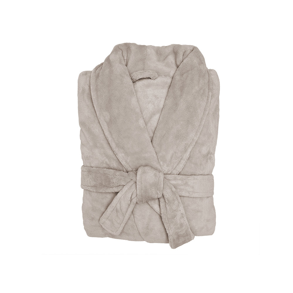 L/XL Microplush Robe Stone