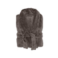 S/M Microplush Robe Bitter Chocolate