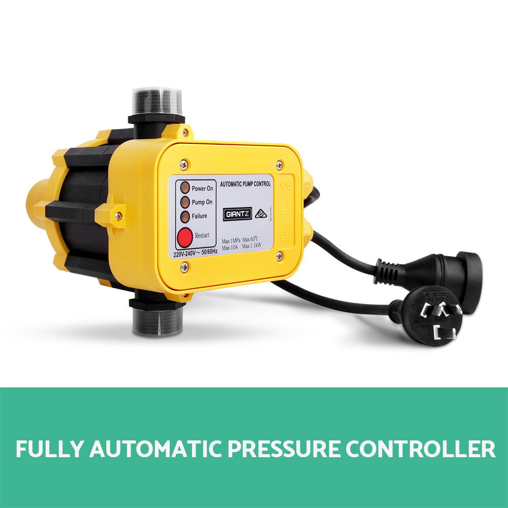 Giantz Garden Water Pump High Pressure 2500W 5-Stage Tank Irrigation Yellow