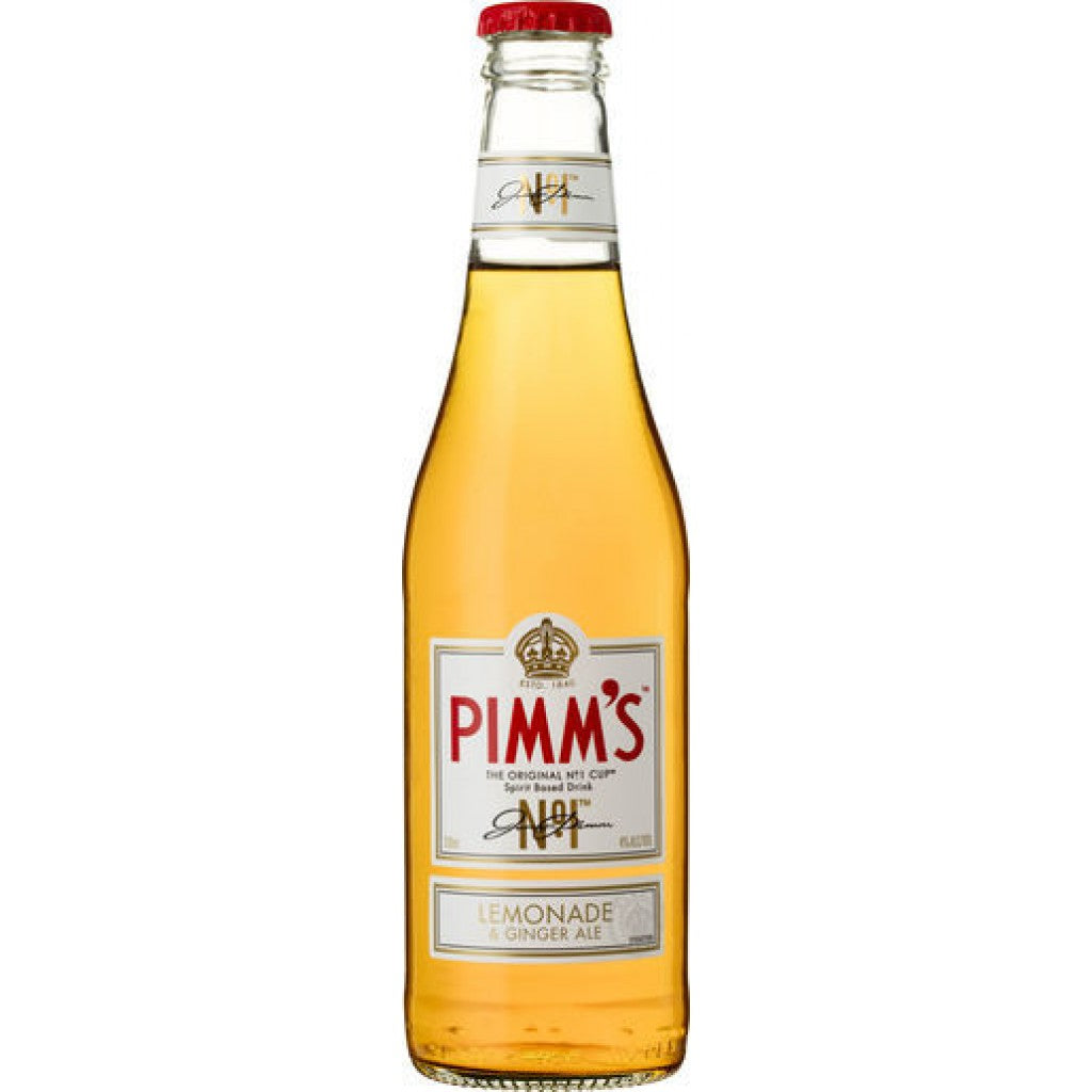 Pimms Sparkling Lemonade and Dry Ginger Ale 330 ml x 24 Pack