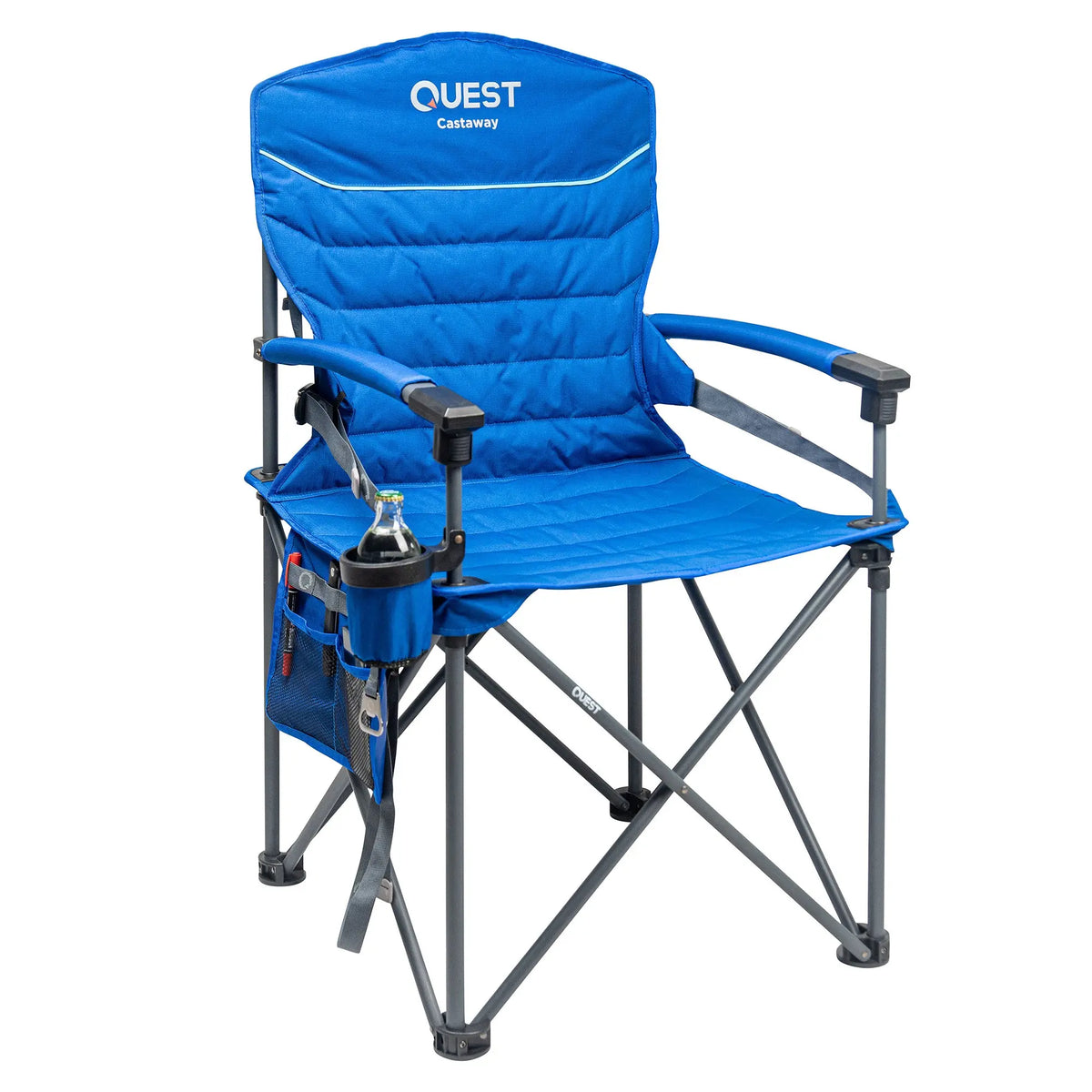 Quest Castaway Hard Arm Chair - Regal Blue