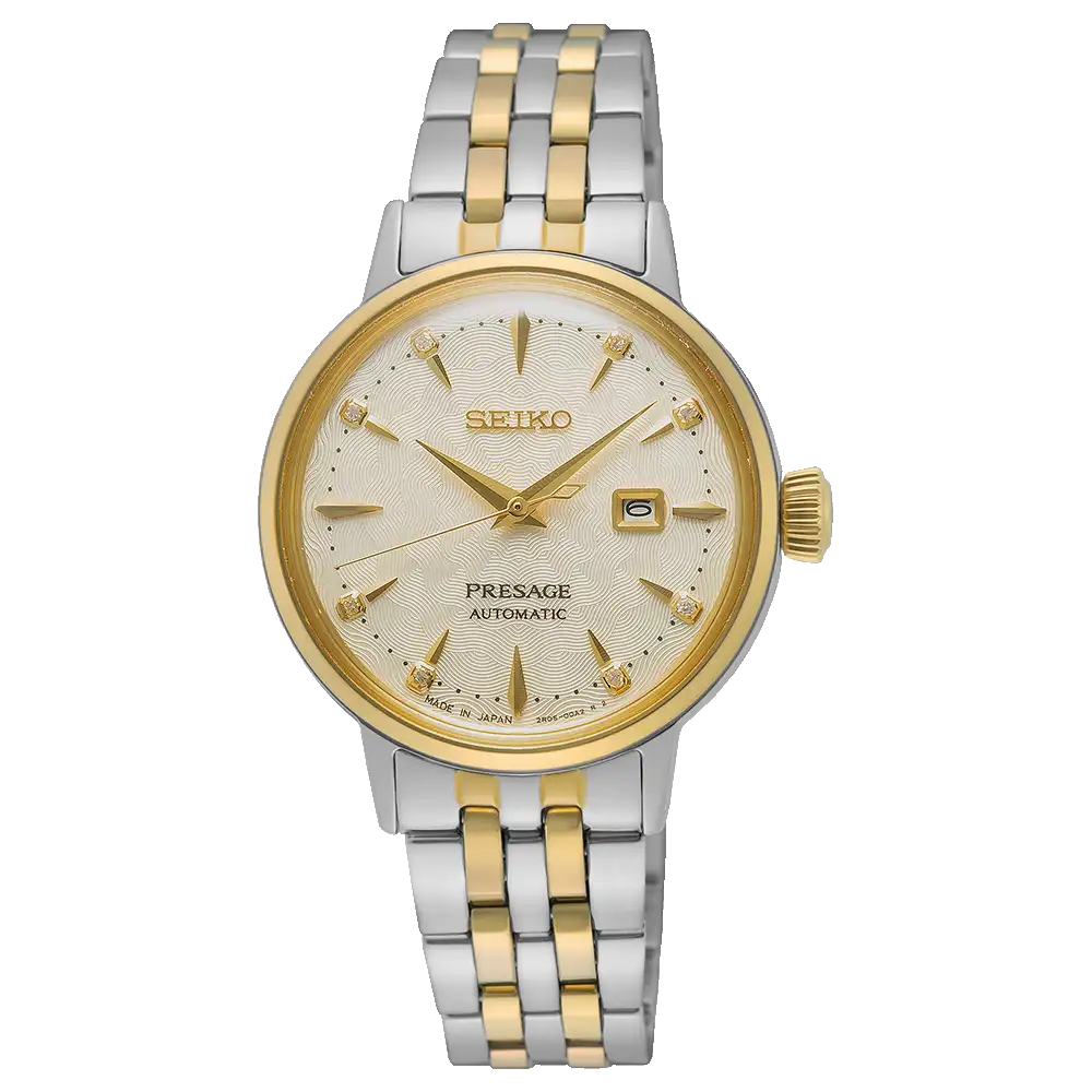 Seiko Presage Ladies Diamond "White Lady" Cocktail Time Watch
