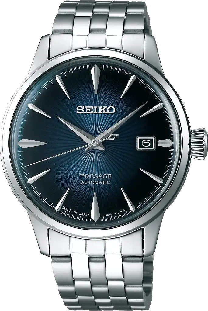 Seiko Presage Men's 'Blue Moon' Cocktail Automatic Dress Watch