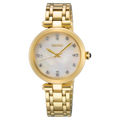 Seiko Conceptual Series Ladies Gold Diamond Dress Watch