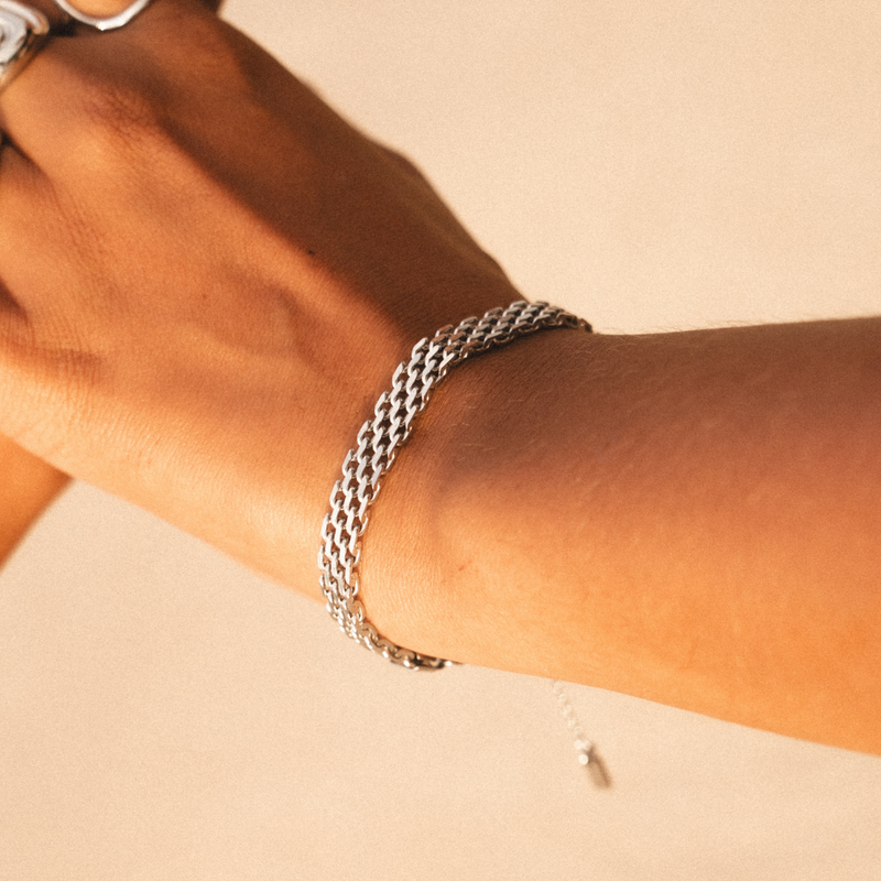 Sifnos Bracelet - Silver Colour