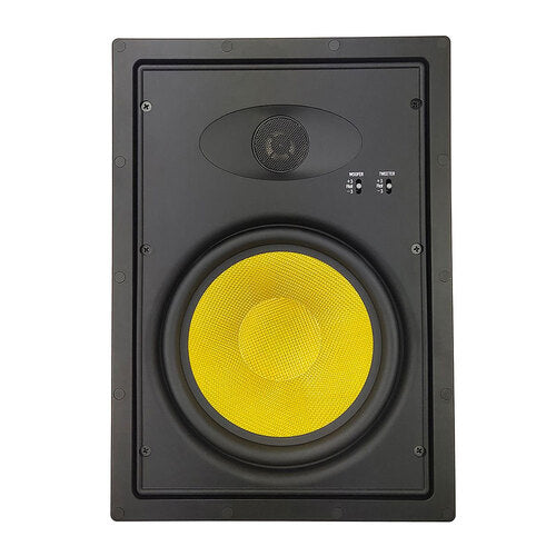TAGA TCW-890 8" 2-Way In-Wall LCRS Speakers PAIR - WHITE