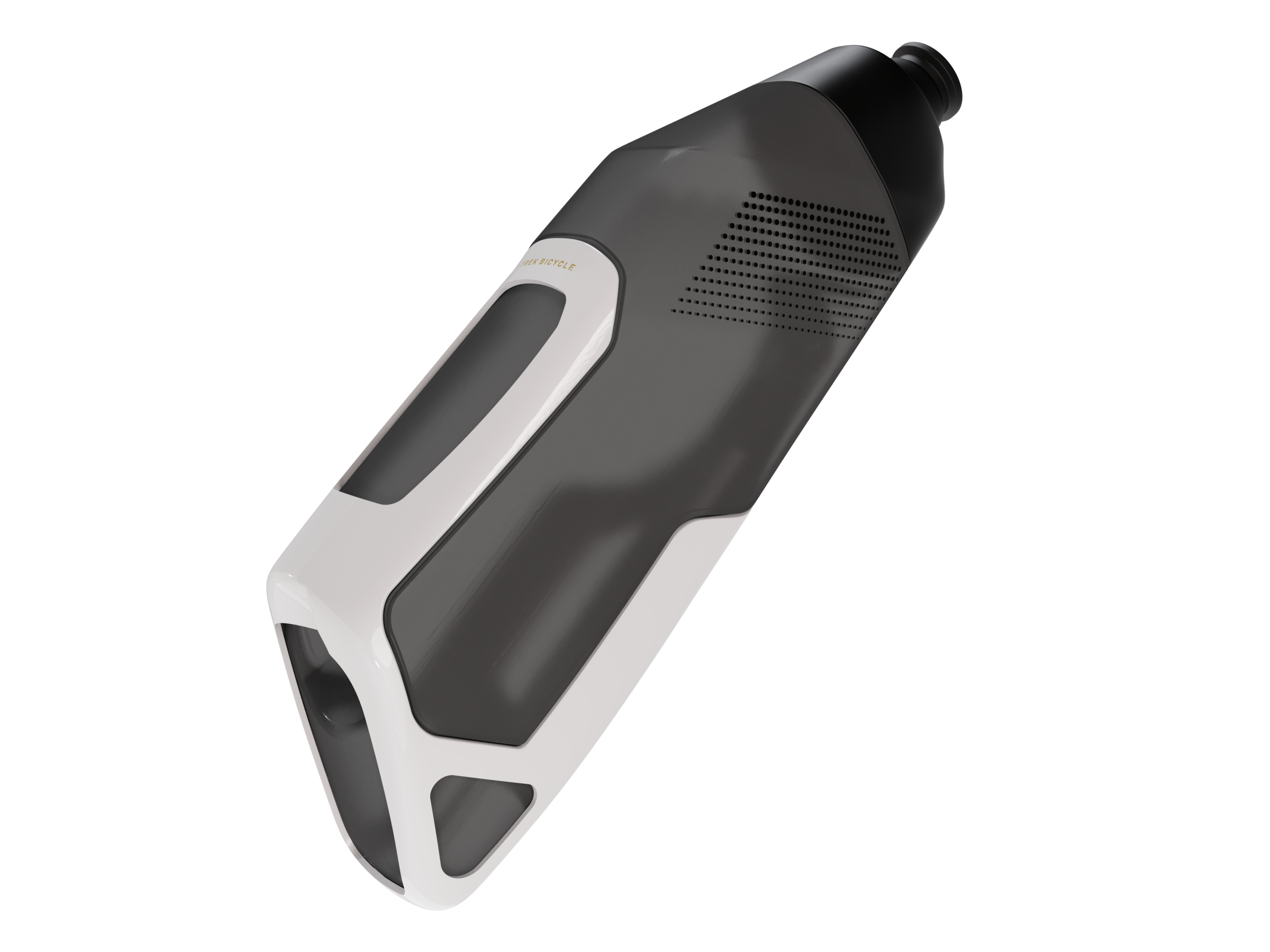 Cage Trek RSL Aero Bottle and Cage Kit White/Smoke