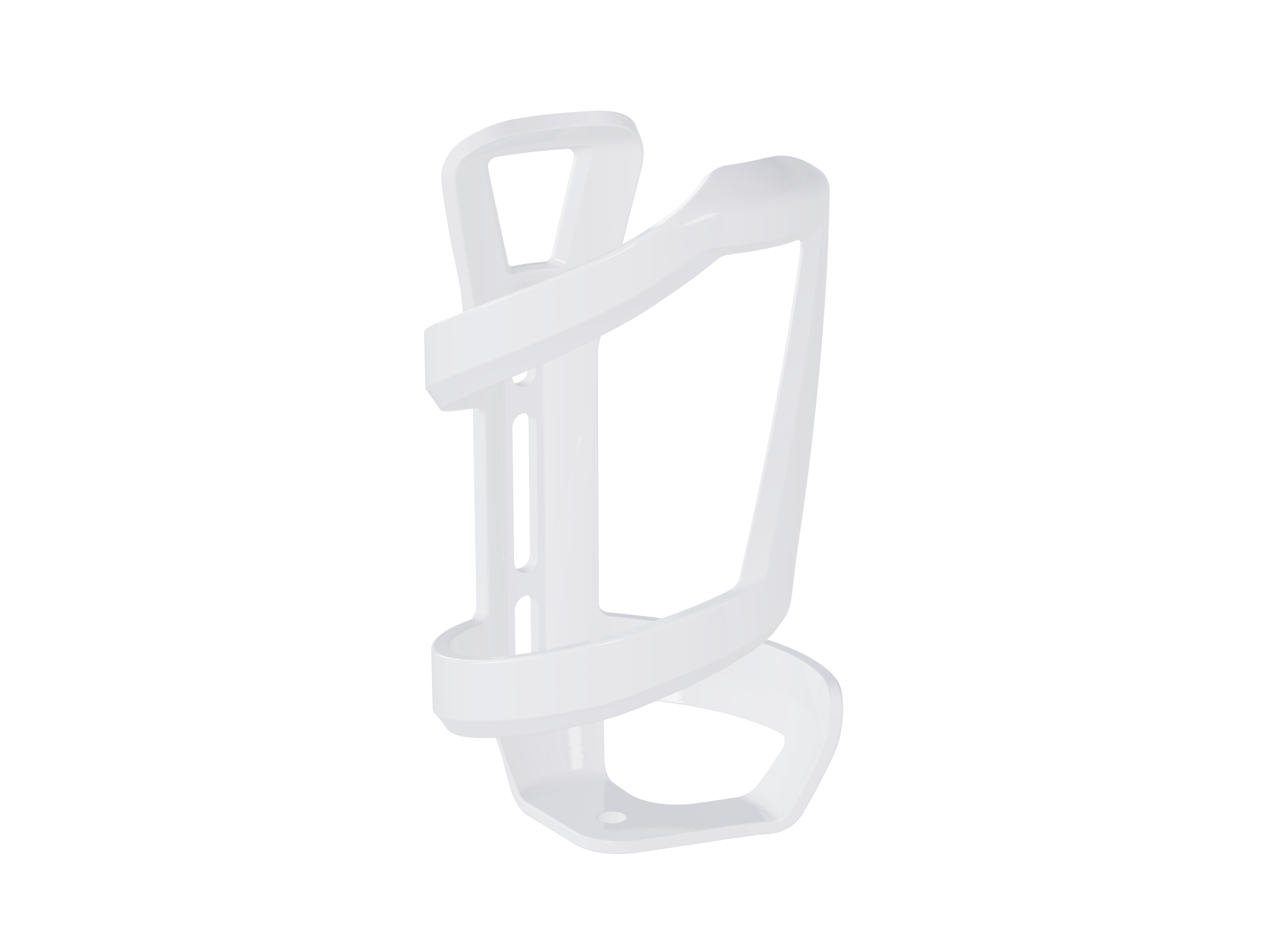 Cage Trek Side Load Right Recycled Plastic Gloss White