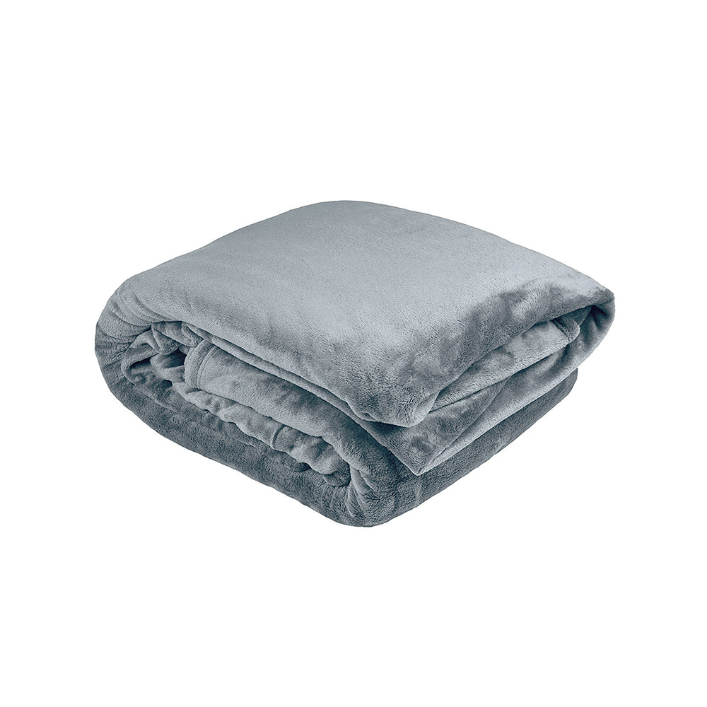 Db/Qb Ultraplush Blanket Steel Blue