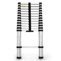 Bullet 3.8m Telescopic Aluminium Ladder Alloy Extension Extendable Steps Multi Portable