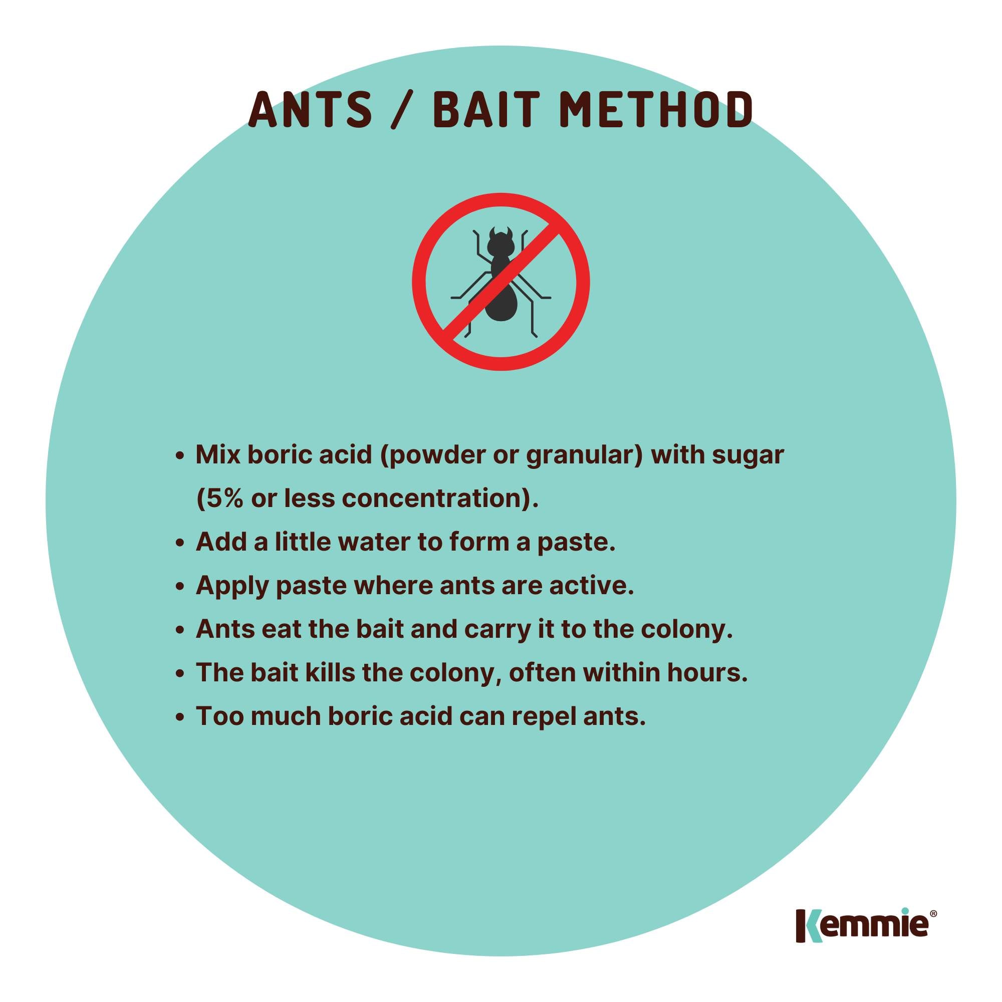 10kg Boric Acid Powder High Purity Fully Soluble Granule Pest Ant Cockroaches