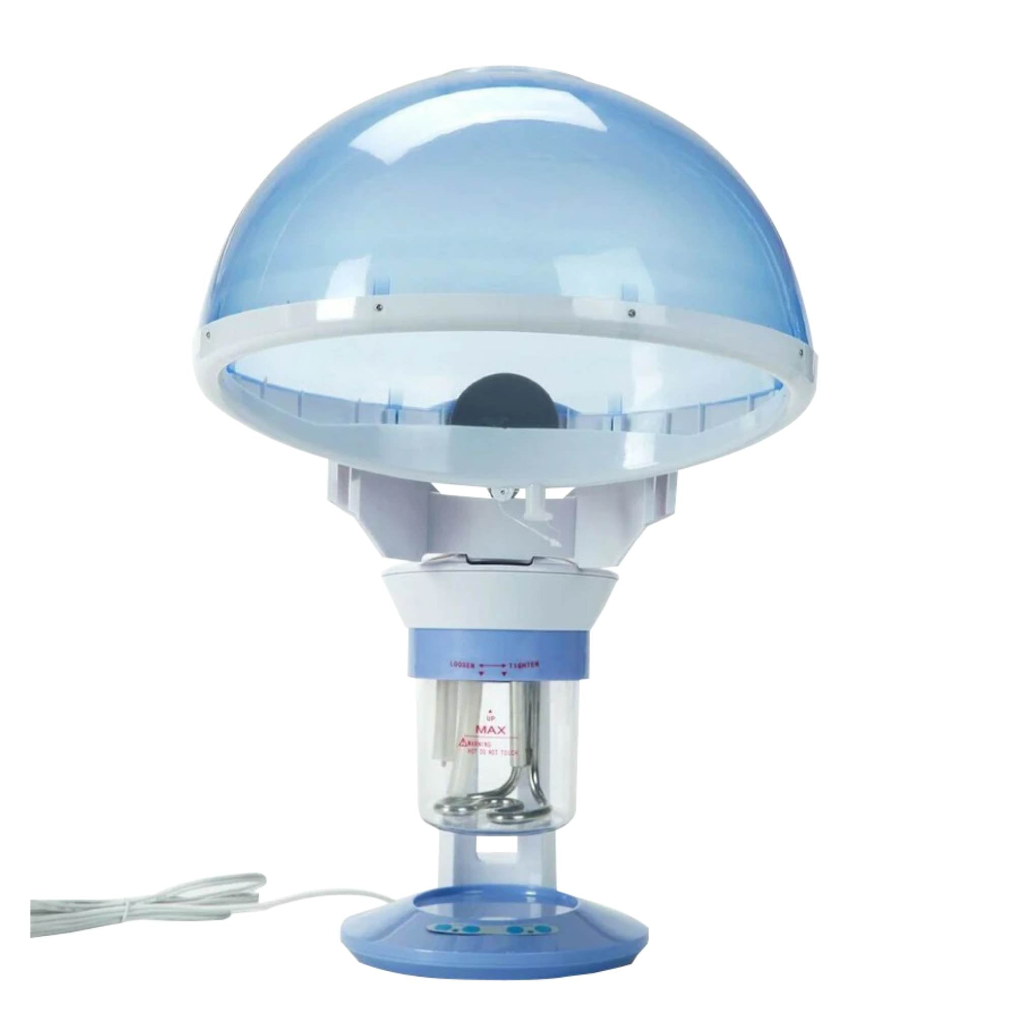 2 In 1 Facial and Hair Steamer Face Skin Portable Table Top Steam Ozone Machine