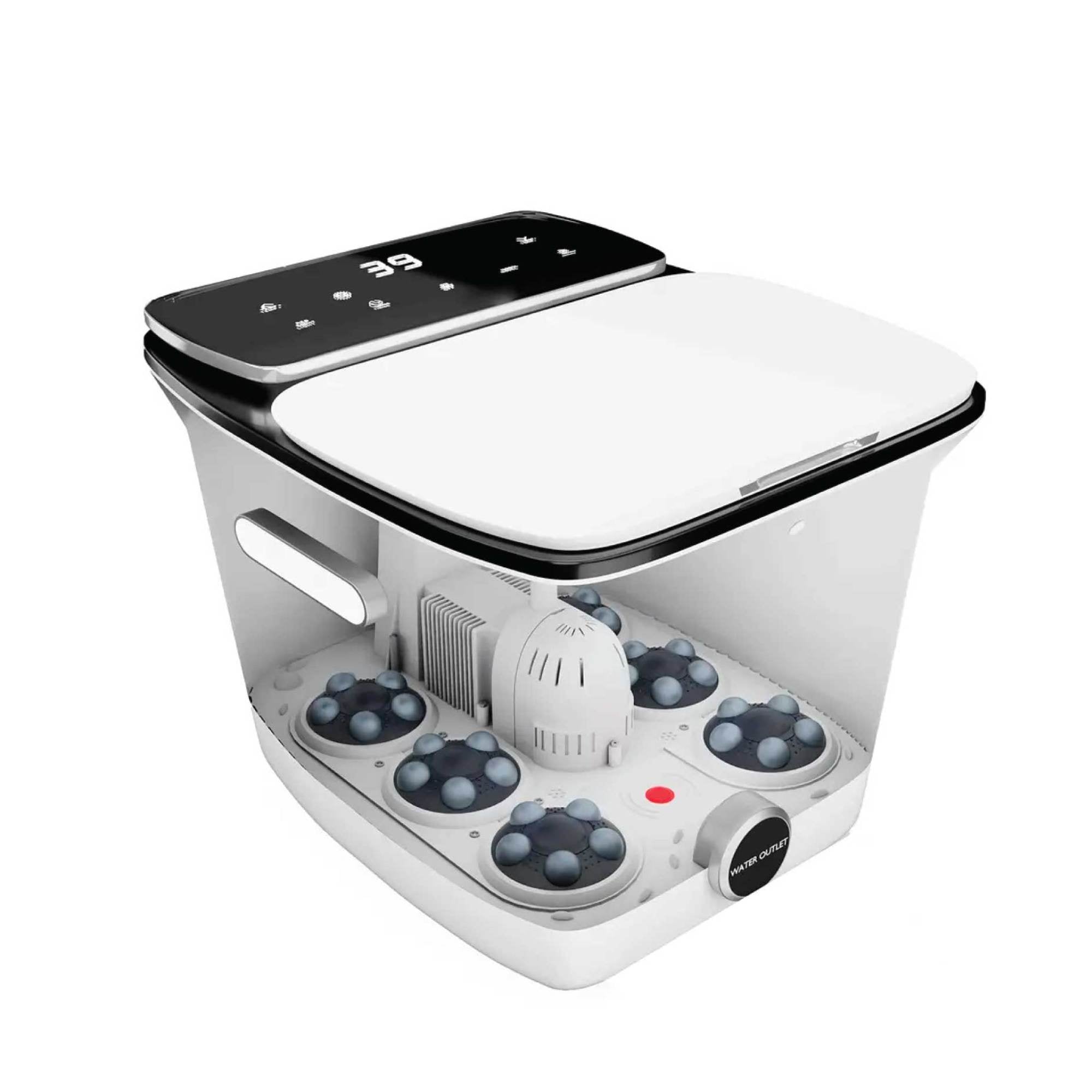 Foot Spa Automatic Water Heating Massager - Electric Pedicure Bath