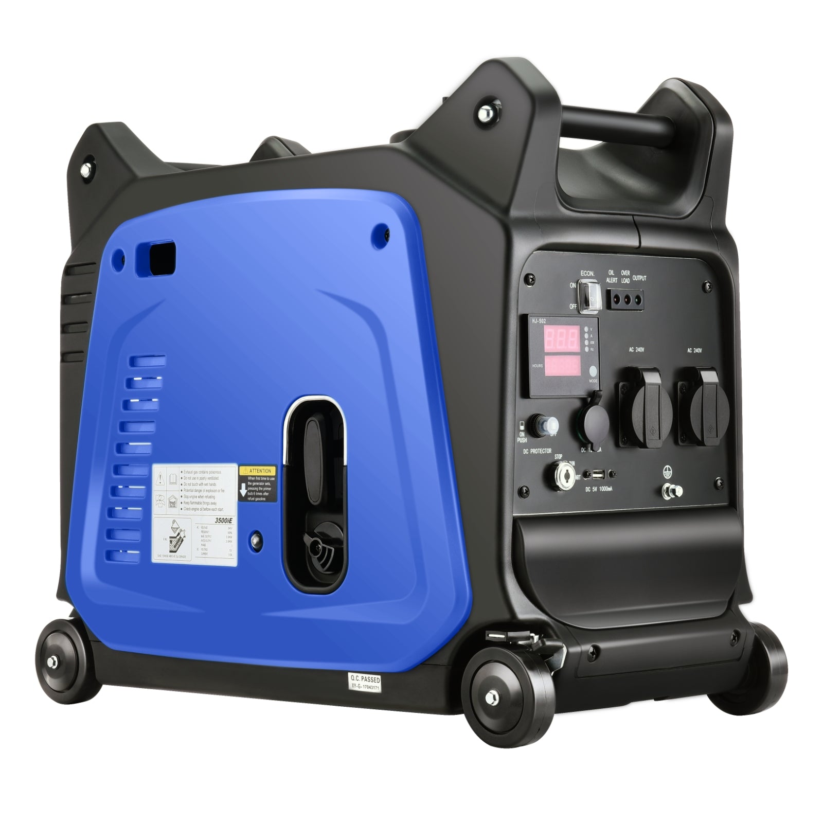Gentrax 3500w Remote Start Pure Sine Wave Inverter Generator