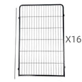 YES4PETS 16 Panel 120 cm Heavy Duty Pet Dog Cat Rabbit Exercise Extension Playpen Puppy Rabbit Fence