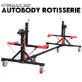 Car Rotisserie Hydraulic Auto Body Frame Repair Restoration 8 Tonne