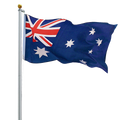 6.0m Flag Pole Full Set / Kit w Australian Flag