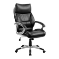 PU Leather Office Chair Executive Padded Black