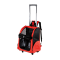 Dog Pet Safety Transport Carrier Backpack Trolley