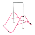 Kids Gymnastics Bars Training Horizontal Bar Monkey Kip Bar Pink